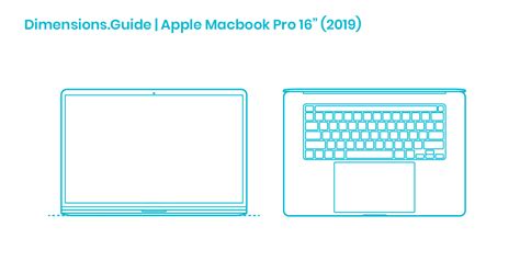 Apple MacBook Pro - 16" (5th Gen) Dimensions & Drawings | Dimensions.Guide