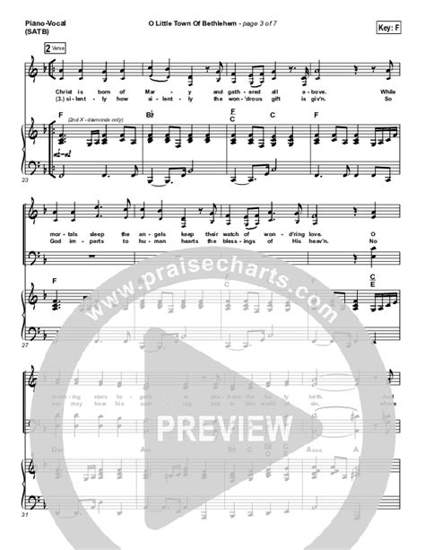 O Little Town Of Bethlehem Sheet Music PDF (The Worship Initiative ...