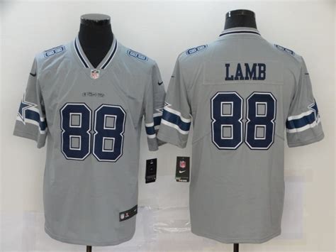 Men's Dallas Cowboys #88 CeeDee Lamb White 2020 Color Rush Stitched NFL ...