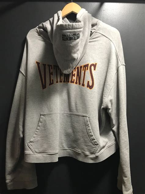 Grey Reversible Vetements Champion Hoodie in 2021 | Champion hoodie ...