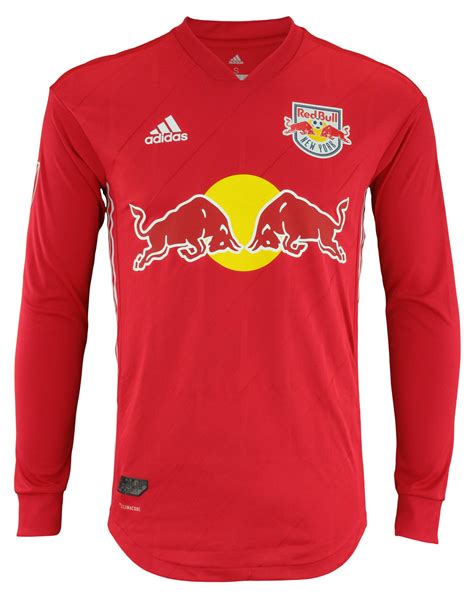 Adidas - Adidas MLS Men's New York Red Bull On The Field Long Sleeve Jersey - Walmart.com ...