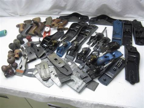 HUGE LOT: Vintage Woodworking Plane Parts & Pieces ~ Stanley Bailey No ...