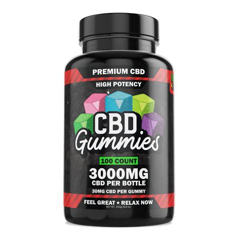 100 Count High Potency CBD Gummies | Hemp Bombs