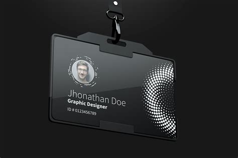 Horizontal id card mockup 02 – Original Mockups