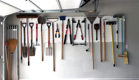 Neat & Tidy Pegboard Garage Organization