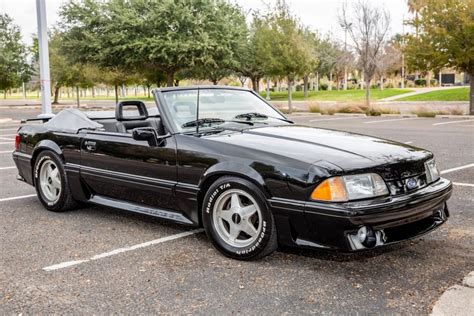 For Sale: 1989 Ford Mustang GT "Fittipaldi Equipe" Convertible (black, 5.0L V8, 5-speed, 8500 ...