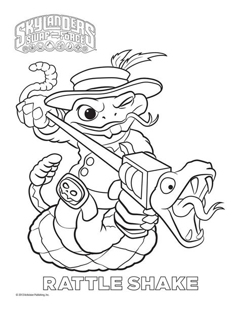 Skylander Coloring Pages Ninjini Costume