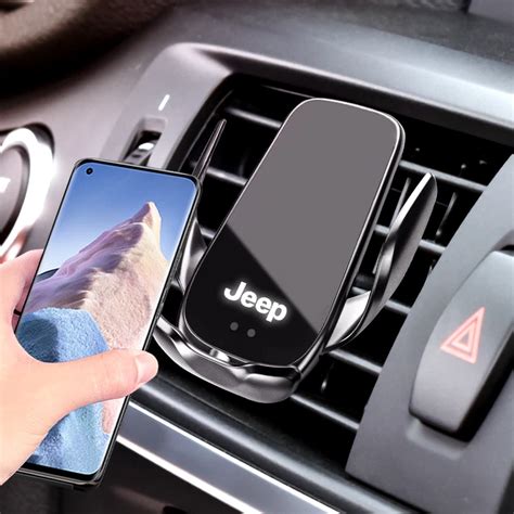 JEEP Automatic Clamping Wireless Car Phone Holder