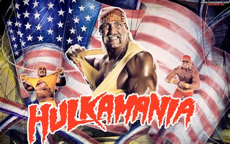 WWE - Hulk Hogan Hulkamania Widescreen Wallpaper by MarcusMarcel on DeviantArt