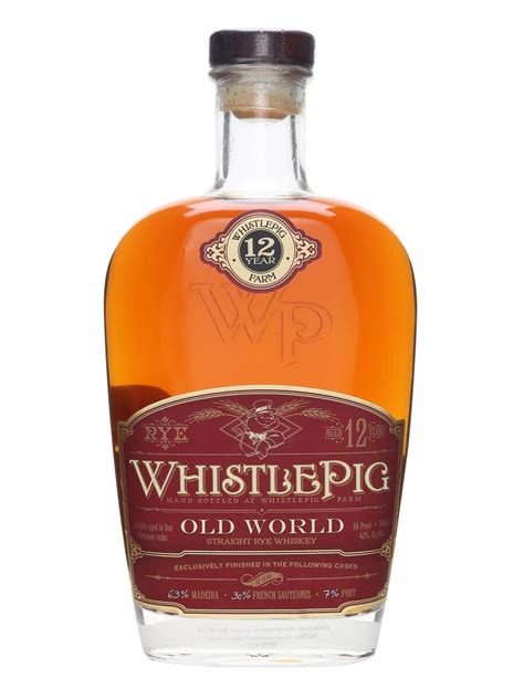 WhistlePig 12 Year Old Rye Whiskey - Old World : The Whisky Exchange