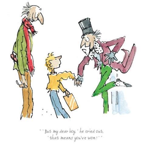 Limited edition print of Roald Dahl's famous characters, from the book ' Charlie and the ...