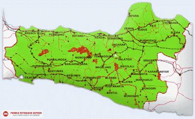 Gambar Peta Jawa Tengah (Jateng) | GAMBAR PETA INDONESIA DUNIA|TEMATIK MAP|OBYEK WISATA