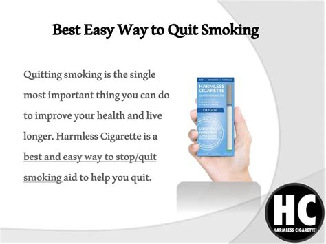 PPT - Best Easy Way to Quit Smoking PowerPoint Presentation - ID:7528052