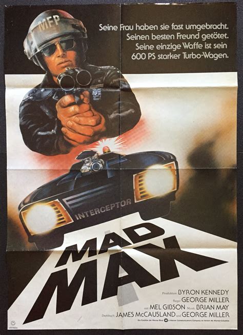 Mad Max original poster Germany 1979 | Etsy