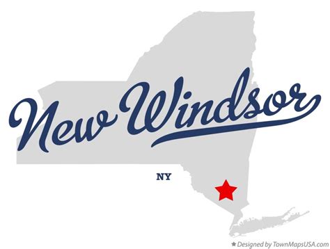 Map of New Windsor, NY, New York