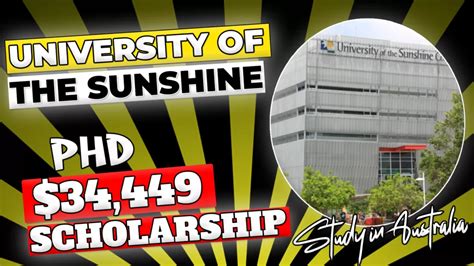 University of sunshine coast phd scholarships international students ...