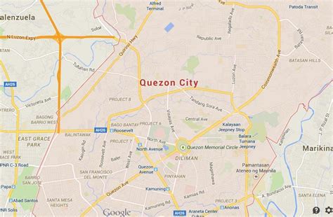 Map of Quezon City