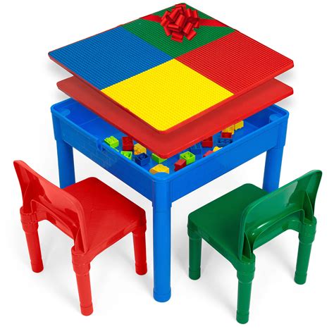 Buy Play Platoon 5 in 1 Kids Activity Table and Chair Set- Stem Table for Toddlers with Water ...