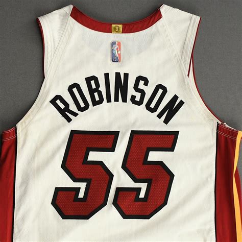 Duncan Robinson - Miami Heat - Game-Worn Association Edition Jersey - Franchise Record Eight 3 ...