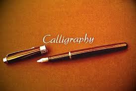 Calligraphy: PENS USED IN CALLIGRAPHY