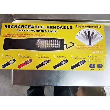 Taiwan 6w smd led bendable work light and warning light, rechargeable ...