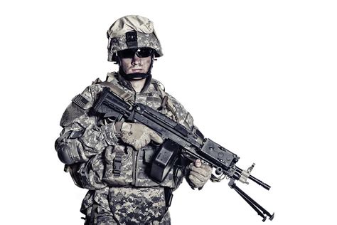 Soldier Holding Gun » Top Defense Systems