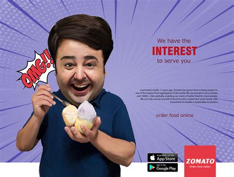 Zomato Campaign 4 Posters 4 Press advertisement on Behance