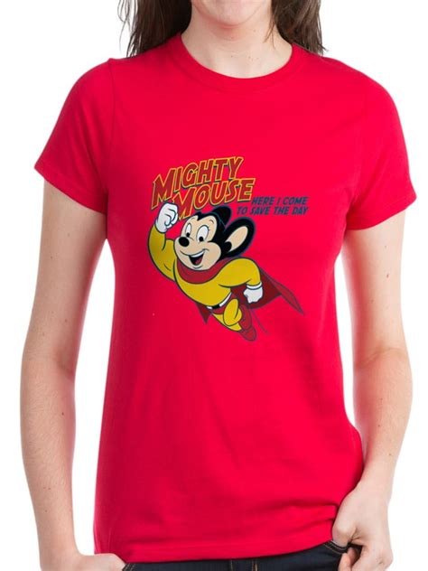 CafePress - CafePress - Mighty Mouse T Shirt - Women's Dark T-Shirt ...