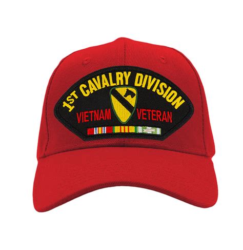 US Army 1st Cavalry Division - Vietnam Veteran Hat - Multiple Colors A — Military Caps