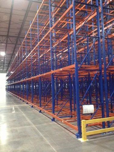 Mild Steel Powder Coated Double Deep Pallet Racking System, For ...