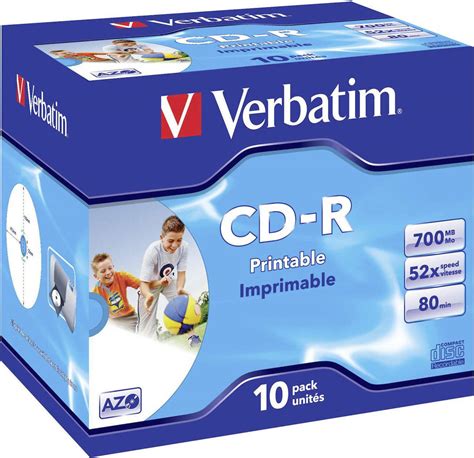 Verbatim CD-R Printable 700MB 10τμχ (43325) - Skroutz.gr