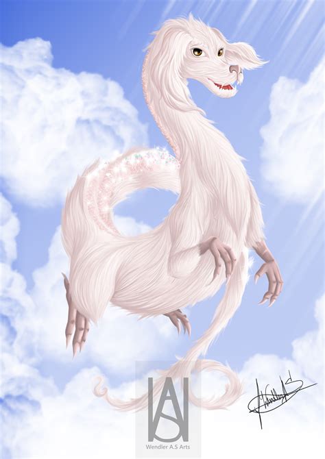 ArtStation - Fanart commission - Falkor the lucky dragon