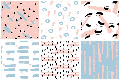 Confetti Patterns set of 12 Graphics - YouWorkForThem