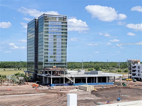 Façade Installation Nears Completion On Lake Nona Wave Hotel In Orlando - Florida YIMBY