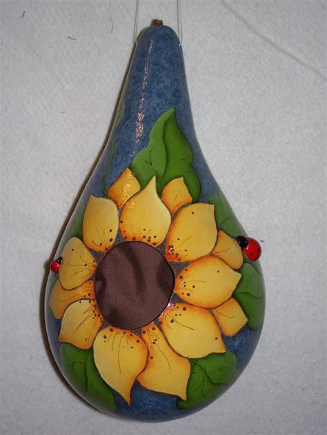 Pin by Robin Pagels on I made it | Hand painted gourds, Painted gourds, Gourds crafts