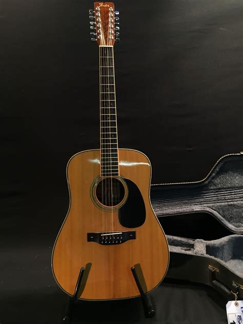 FENDER MODEL F-80-12 12 STRING ACOUSTIC GUITAR, COMES WITH HARD SHELL CASE