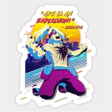 Naruto Deidara Quote - Deidara Quotes - Sticker | TeePublic | Cute kawaii drawings, Anime ...