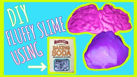 DIY FLUFFY SLIME USING BAKING SODA!!💖 - YouTube