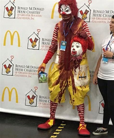 Evil Ronald McD | Ronald mcdonald costume, Ronald mcdonald house ...