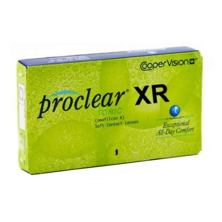 Proclear XR family of lenses proves that contact lenses can be truly comfortable - all day long.