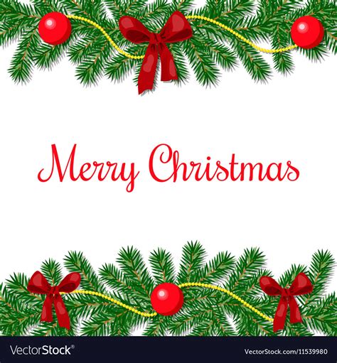 Merry christmas postcard Royalty Free Vector Image