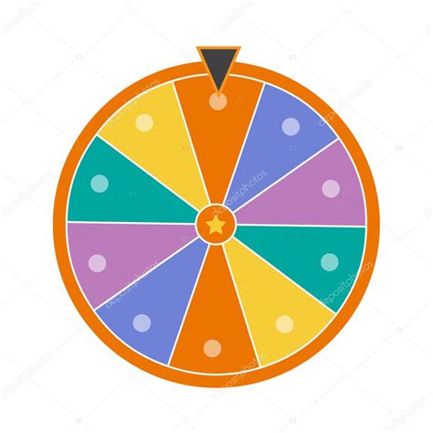 Lucky wheel, close up, vector illustration ⬇ Vector Image by © myub | Vector Stock 115825230