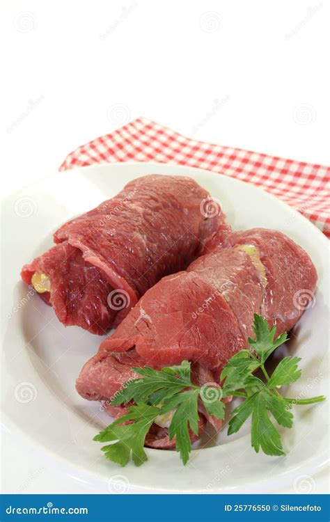 Beef roulade stock photo. Image of roll, cucumber, stew - 25776550