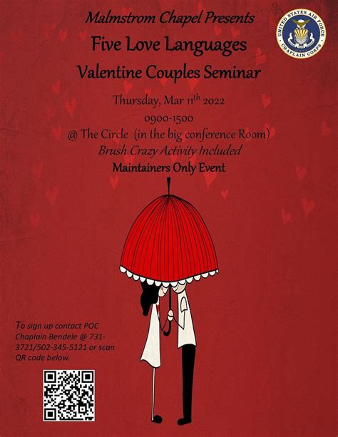 Five Love Languages Couples Seminar, Springhill Suites, Great Falls, 10 February 2022