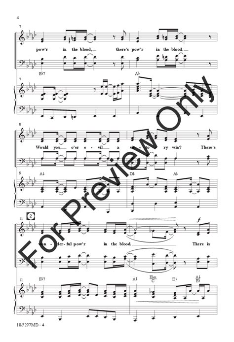 The Blood of Jesus Medley (SATB ) arr. Jay R | J.W. Pepper Sheet Music