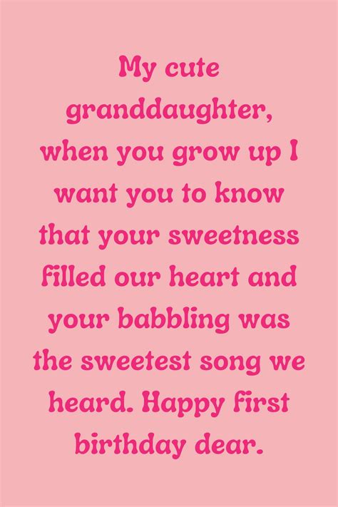 43 Granddaughter Birthday Quotes + Card Messages - Darling Quote