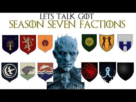 Game of Thrones Season 7 Factions | Lets Talk GoT - YouTube