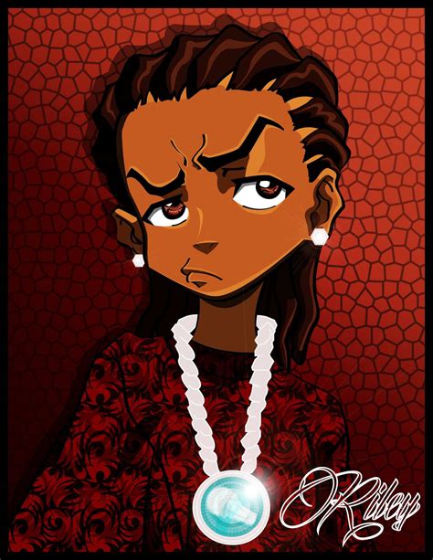 Download Boondocks Rapper Riley Wallpaper | Wallpapers.com