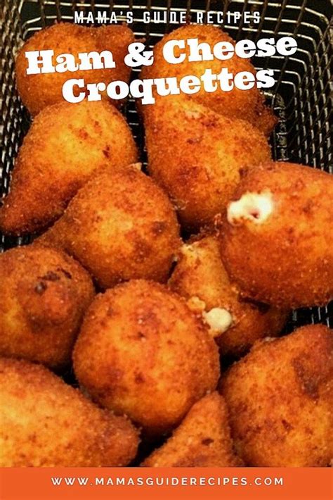 Ham and Cheese Croquettes | Ham and cheese, Croquettes, Cheese ...