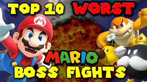 Top 10 WORST Mario BOSS FIGHTS! - YouTube